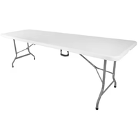Foshan Factory Klapptisch HDPE Tragbarer Klapptisch Kunststoff-Klapptische für den Innen-und Außenbereich Pinic Bankett party mit