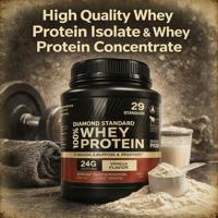 Poudre de protéines de lactosérum 100% OEM, saveur vanille et chocolat, 29 portions, sans gluten, 31,7 oz (899 g), complément alimentaire pour le soutien musculaire des adultes