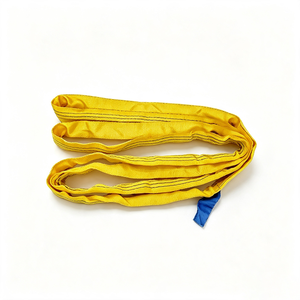Eslinga Plana de Poliéster de Alta Tenacidad 100% Duradera para Venta al por Mayor en Vietnam, 3T 1m Amarilla, Correa de Elevación con Trinquete - Product Image 3