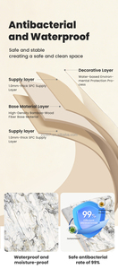 Plaque PVC 3mm 1220x2440mm de qualité commerciale, finition <span class=keywords><strong>bois</strong></span> brillant pour projets intérieurs - Product Image 6
