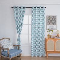 Rideaux occultants en polyester uni à œillets, imprimés effet brûlé, style campagnard américain, 210 g/m², personnalisables, toutes saisons