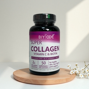 Complément Alimentaire Anti-âge en Comprimés, Fabrication Guangzhou, Vitamine C BIYODE, Produit au Collagène pour Femmes - Product Image 1