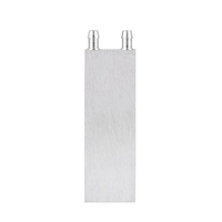 Refroidisseur de radiateur de processeur en aluminium électronique intelligent 40*120*12mm bloc de refroidissement par eau dissipateur thermique en aluminium refroidisseur d'eau liquide