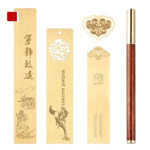 Marque-page en laiton ajouré style ancien/à pampilles, logo personnalisé, vente en gros, cadeau créatif culturel de style chinois pour <span class=keywords><strong>promotion</strong></span> - Product Image 5