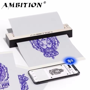 Stampante Termica Portatile Wireless Ambition G1 per Tatuaggi, Macchina per Trasferimento Senza Inchiostro, Stampante HD A4 USB per Telefono e PC con App - Product Image 1