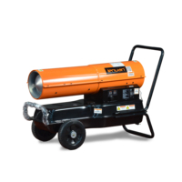 Chauffe-air diesel automatique haute température pour poulailler, pouponnière, poussins, avec thermostat réglable et dispositif anti-renversement