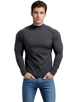 T-shirt de compression à manches longues pour homme, personnalisé par l'usine OED, séchage rapide, couche de base pour la course à pied, le basketball, la gym et l'entraînement