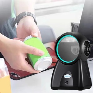 EVAWGIB-Lecteur de codes-barres 2D omnidirectionnel, mains libres, filaire et USB, avec grand lecteur de codes-barres, écran QR 1D - Product Image 1
