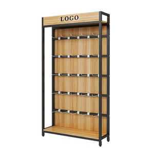 Estantería Personalizada para Tienda de un Solo Lado para Supermercado con Estantes de Pared de Madera y Metal para Comercio - Product Image 6