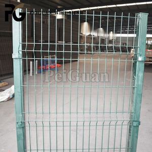 แผงรั้วตาข่ายเชื่อมโค้ง 3 มิติ ชุบสังกะสีเคลือบพีวีซี สำหรับสวนภายนอกอาคาร ป้องกันการงอ <span class=keywords><strong>รั้ว</strong></span>โค้ง 3 มิติ - Product Image 4