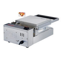 Machine à gaufres électrique professionnelle, machine à cornets de crème glacée, poêle à crêpes et rouleaux d'œufs antiadhésive durable