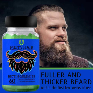 Meilleure Qualité Collagène Gommeux Boost Repousse Les Cheveux De L'homme Croissance De La Barbe Vitamines Gommes Avec MSM 60 Gummies - Product Image 3