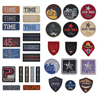 Parches Bordados Personalizados con Logotipo 3D al por Mayor, Etiquetas Cosidas, Insignias, Accesorios, Adornos para Prendas DIY