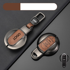 DM เคสกุญแจหนังทำจากสังกะ<span class=keywords><strong>สี</strong></span>อัลลอยสำหรับรถยนต์ BMW รุ่นมินิเหมาะสำหรับรถยนต์ขนาดเล็กของ COOper, คันทรี่แมนหนึ่ง, Jcw Club, F56, F55, F54, F57, F60 - Product Image 5