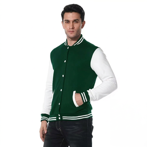 2026 Wholesale OEM Custom Varsity <b>Jacket</b> <b>for</b> <b>Men</b> <b>Leather</b> Sleeves Letterman Baseball <b>Jacket</b> Wholesale - Product Image 1
