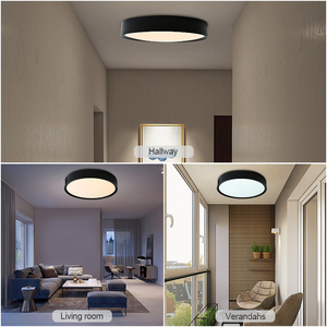 Lõm tròn siêu mỏng Đèn trần trắng ánh sáng tự nhiên đồ đạc Tấm trần cho chiếu sáng nhà trong nhà - Product Image 6