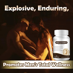 OEM Ginseng Capsules voor Mannen, Natuurlijke Energiebooster, Krachtige Pillen ter Ondersteuning van de Mannelijke Kracht en Reishi-extract - Product Image 4