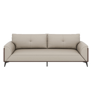 Sofás de cuero ejecutivos modernos de lujo económicos conjunto de muebles de oficina comercial sofás modulares de 1 2 3 plazas - Product Image 4
