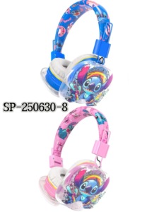 Tai nghe không dây theo chủ đề khâu <span class=keywords><strong>SP</strong></span> - 250630 - 8/9, tai nghe Bluetooth hoạt hình dễ thương cho trẻ em, thiết kế có thể gập lại và thoải mái - Product Image 5