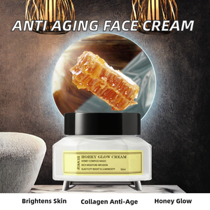 Loción Facial Nocturna Natural Antienvejecimiento con Retinol, Miel y Colágeno, Crema Facial Hidratante con Brillo de Abeja - Product Image 2