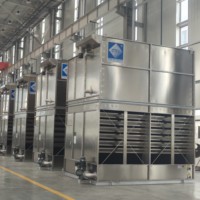 Tour de refroidissement à eau fermée certifiée CTI, design compact, haute efficacité, économie d'eau, pour centre de données