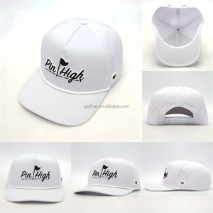 High Quality Waterproof Wholesale 5 Panel Designer Sports Golf Hat PVC Patches Custom Snapback Baseball Caps Low MOQ - Product Image 3