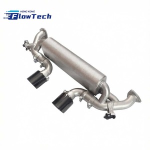 Sistema de escape Catback con válvulas de acero inoxidable T304 para Porsche 911 991/991.1 GT3 3.8l 475 - Product Image 1