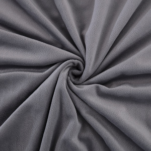 Couverture lestée en velours cristal gris foncé, douce, en polaire, confortable, respirante, pour le printemps et l'automne - Product Image 1