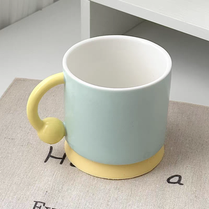 Factory Direct OEM Eco-friendly Cartoon Stoneware Ceramic <b>Mug</b> Dishwasher Microwave Safe <b>Reusable</b> Stocked Coffee Shops - Product Image 2