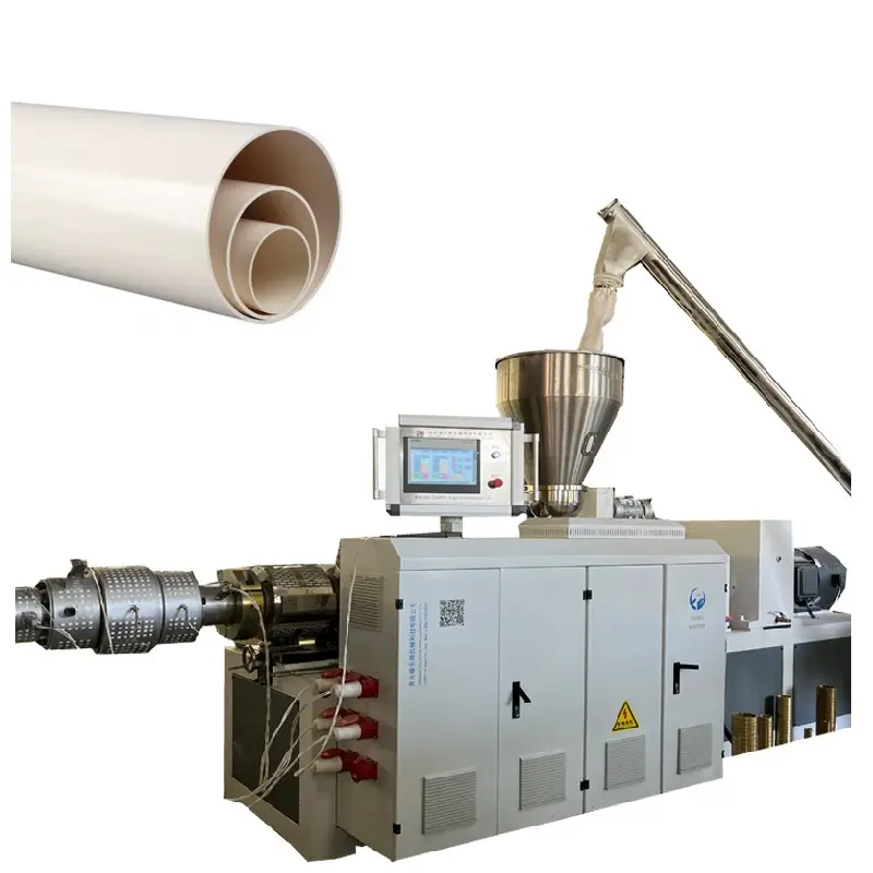 Fullwin 20-63mm PVC sevk borusu üretim makinesi/PVC su temini ve drenaj boru üretim hattı