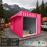 Maisons conteneurs pliables transfrontalières, résistantes aux tremblements de terre et imperméables, origine Shandong, logement modulaire préfabriqué pour
