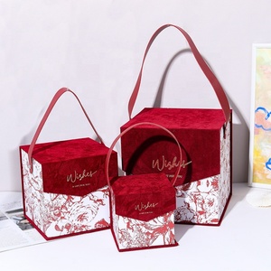 Boîtes à bonbons en carton rigide personnalisées avec couvercles Haute qualité 3 tailles pour l'emballage de cadeaux - Product Image 1