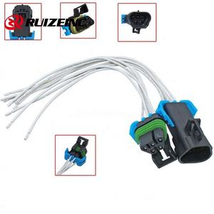 IATF16949規格準拠 カスタムトラック用 2ピン、4ピン、8ピン 燃料噴射装置 バッテリー配線端子ケーブルハーネス 自動車用 - Product Image 2