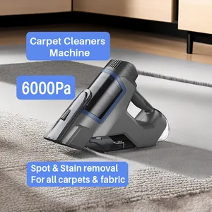 Electrodomésticos de limpieza para el hogar, máquina limpiadora de alfombras de tela portátil inalámbrica de alta succión