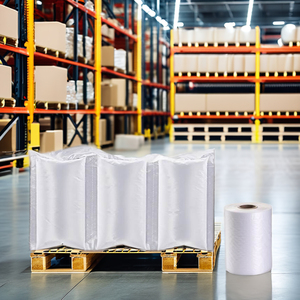 200mm x 100mm x 200m bảo vệ bong bóng không khí cột bọc đóng gói CuộN <span class=keywords><strong>PP</strong></span> và PE Vật liệu đệm không khí phim và gối 1 cuộn - Product Image 4