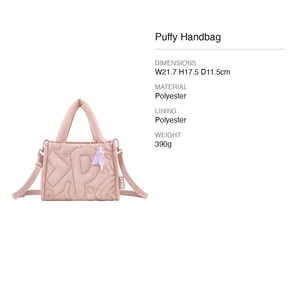 Bolso de Mano Ligero de Poliéster CIPU Puffy 21.7x17.5cm para Mujer, Disponible en Taiwán - Product Image 6