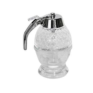 Hot Sale Online New Kitchen Tool-ABS Transparent Honey Dispenser 200ML Non Drip Glass Baking Syrup Jam Food Storage <b>Container</b> - Product Image 4