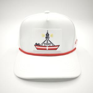 Gorras de Béisbol y Golf Personalizadas de 5 Paneles con Parche de PVC y Goma, Logotipo, Impermeables, con Perforaciones Cortadas a Láser, Deportivas, con Diseño Dobby Dot - Product Image 2