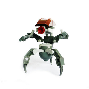 MOC 11 Estilos <span class=keywords><strong>Robot</strong></span> Mecha <span class=keywords><strong>Araña</strong></span> de Guerra Espacial, Juguete Coleccionable de Construcción DIY para Armar Escenas, Compatible con <span class=keywords><strong>Mini</strong></span> Muñecas, Regalo Navideño para Niños - Product Image 5