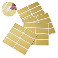 Autocollants à gratter couleur or 20*50mm en gros pour fabricants, étiquettes à revêtement à gratter pour tickets à gratter secrets