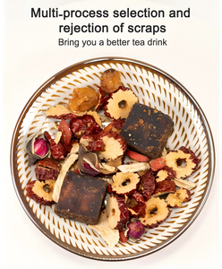 Thé vert certifié ISO au gingembre et au jujube pour le bien-être utérin, thé aux fleurs fraîchement infusé en boîte, sachet de thé chaud pour le palais utérin, thé brut - Product Image 4