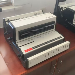 WW2018R Nhà Máy Cung Cấp Dây Máy Đục Lỗ Và Đóng Bìa Giấy Đa Năng Thủ Công 2:1 Và Dây 3:1 Máy Đóng Bìa - Product Image 4