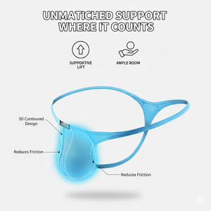 <span class=keywords><strong>String</strong></span> G <span class=keywords><strong>Homme</strong></span> Hygieia Personnalisé, Sous-vêtement Ultra-Fin à Bretelles, Sexy, Dos en T, Sans Couture, <span class=keywords><strong>Invisible</strong></span>, Taille Basse pour <span class=keywords><strong>Homme</strong></span> - Product Image 4