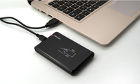 13.56Mhz ISO 15693 HF NFC lecteur de carte de contrôle d'accès bureau USB RFID carte à puce étiquette encodeur écrivain pour la gestion de la bibliothèque