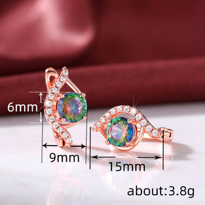 Eleganti Orecchini a Cerchio per Donne, Semplici Orecchini a Cerchio per Uso Quotidiano, Gioielli alla Moda - Product Image 5