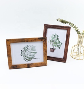 MDF blu verde viola nero bianco marrone noce legno rovere piccola cornice per <span class=keywords><strong>foto</strong></span> personalizzata Display da tavolo - Product Image 6