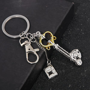 Jeu de gros <span class=keywords><strong>Kingdom</strong></span> <span class=keywords><strong>Hearts</strong></span> Sora Key Keyblade Arme Porte-clés Porte-clés pendentif en métal - Product Image 6