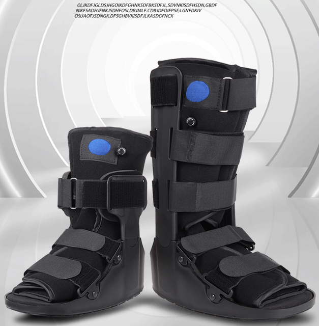 Customized ROM Pneumatic Walker Boot Orthopedic Aircast Walking Boot for Sprained Ankle Support