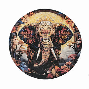 Éléphant de grande taille Totem impression patchs de broderie fer sur patchs personnalisés à coudre broderie pour veste <span class=keywords><strong>manteau</strong></span> - Product Image 1