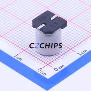 Condensador Electrolítico de Aluminio SMD VZH101M1VTR-0810, D8xL10mm 100uF 20% 35V 8mm - Product Image 2